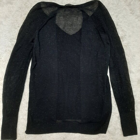 Rock&Republic Women's Black Long sleeves Bobycon Stretch Top Size S - Picture 3 of 9